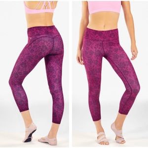 Mid-Rise Printed PureLuxe Capri
